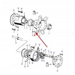 3427185m1 metal-rubber washer 18 x 26 x 2 20