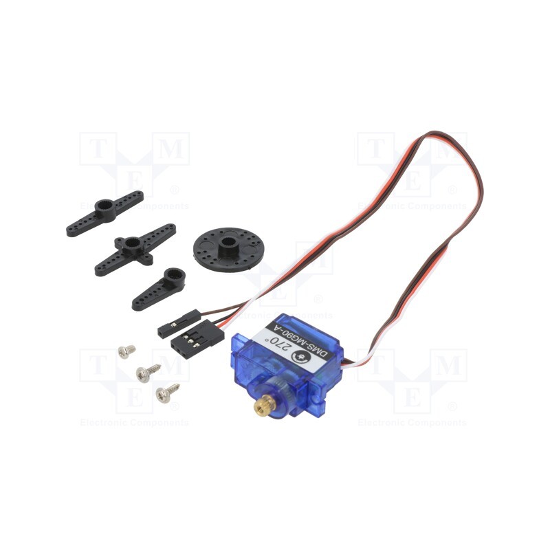 1 pcs x DFROBOT - SER0046 - Motor: servo, 4.8÷6VDC, micro, analogue, 22.9x12.2x32.5mm, metal
