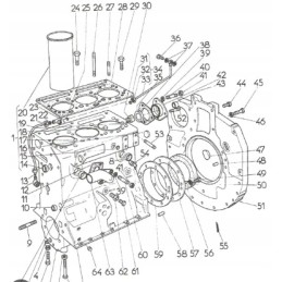 Head gasket, steel, metal, mf 3, mf255