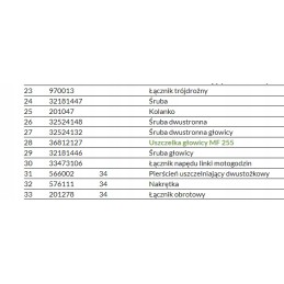 Head gasket, steel, metal, mf 3, mf255