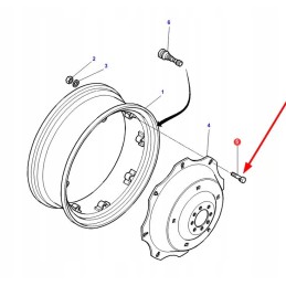 F275700011030 wheel disc bolt m16 x 39 x 1 5