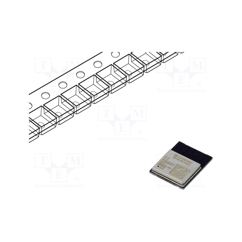 1 pcs x ESPRESSIF - ESP32-C6-MINI-1-N4 - Module: IoT, Bluetooth Low Energy,WiFi, PCB, SMD, 13.2x16.6x2.4mm