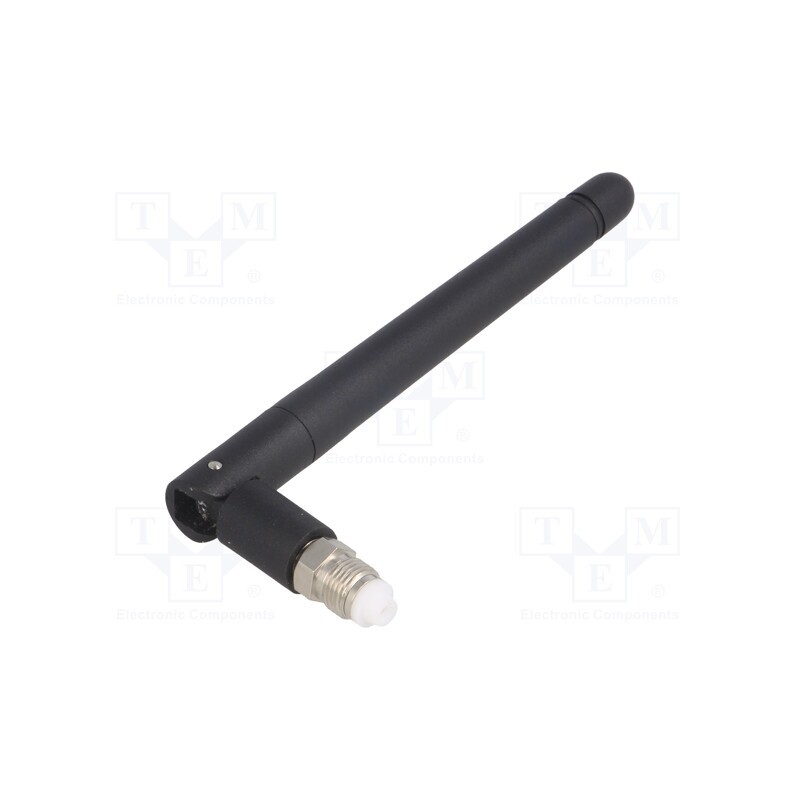 1 pcs x SR PASSIVES - GSM-ANT015KZW-FME - Antenna, GSM, 3dBi, linear, angular,twist-on,vertical, 50Ω, FME