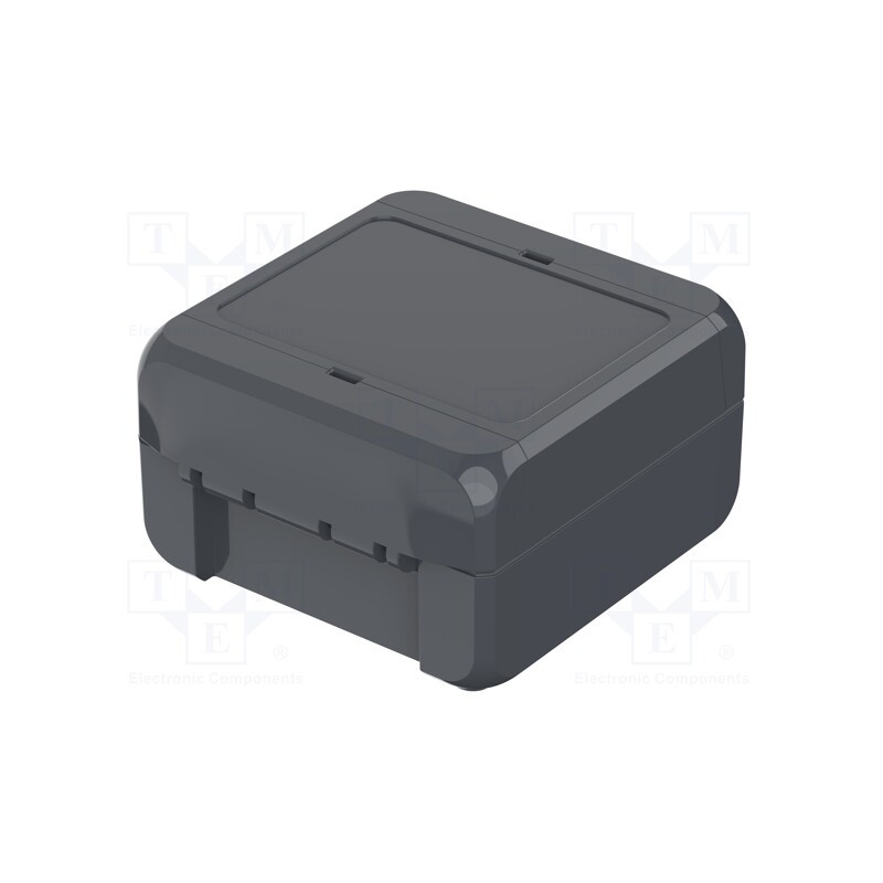 1 pcs x BOPLA - B 080805 PC-V0 7024 - Enclosure: multipurpose, X: 80mm, Y: 89mm, Z: 47mm, BOCUBE, graphite