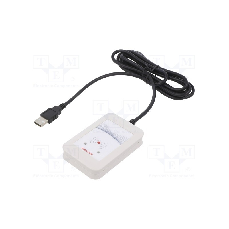 1 pcs x ELATEC - TWN4 MULTITECH 2 USB WHITE VERSION P - RFID reader, 4.3÷5.5V, USB, antenna, Range: 100mm, 88x56x18mm, ABS