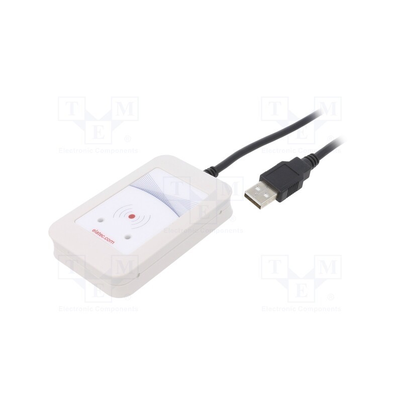 1 pcs x ELATEC - TWN4 MULTITECH-P DT-U20-B USB WHITE - RFID reader, 4.3÷5.5V, USB, antenna, Range: 100mm, 88x56x18mm, ABS