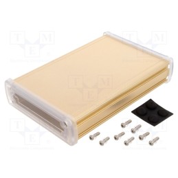 1 pcs x GAINTA - ALUG704GD160-C -AS - Enclosure: multipurpose, X: 113.7mm, Y: 169mm, Z: 35.2mm, aluminium