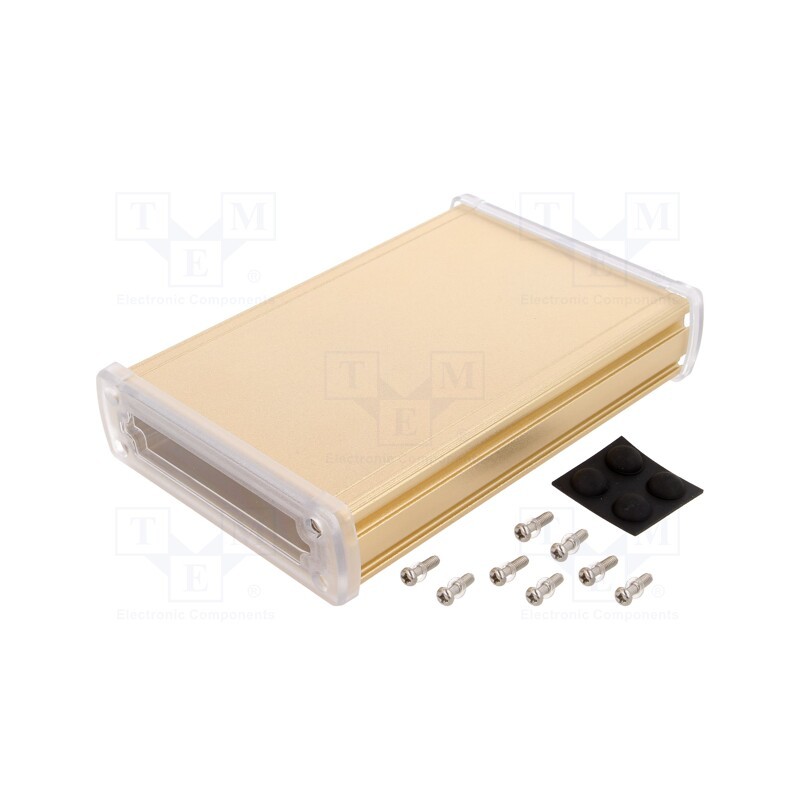 1 pcs x GAINTA - ALUG704GD160-C -AS - Enclosure: multipurpose, X: 113.7mm, Y: 169mm, Z: 35.2mm, aluminium