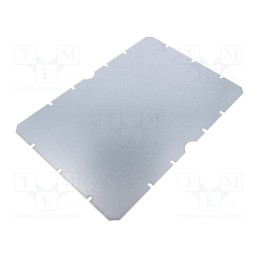 1 pcs x FIBOX - MIV 300 - Mounting plate, steel, W: 225mm, L: 330mm, Thk: 1.5mm, Plating: zinc