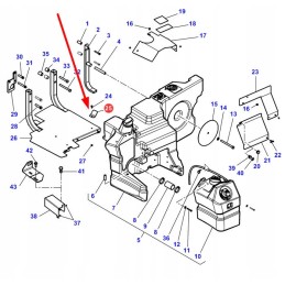 4350314m1 fuel tank mounting plate