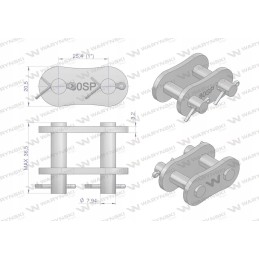 Chain lock z80sp r1 1 5 pcs motogeneric