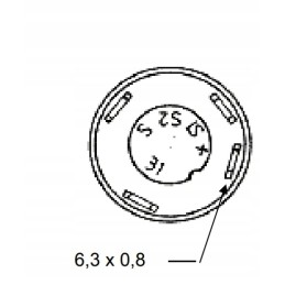 Okra parking light push button switch