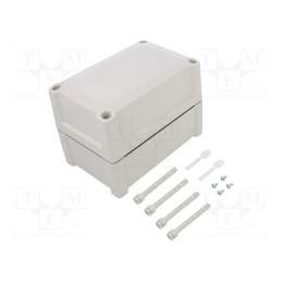 1 pcs x FIBOX - TA191213 - Enclosure: multipurpose, X: 122mm, Y: 187mm, Z: 130mm, TEMPO, ABS