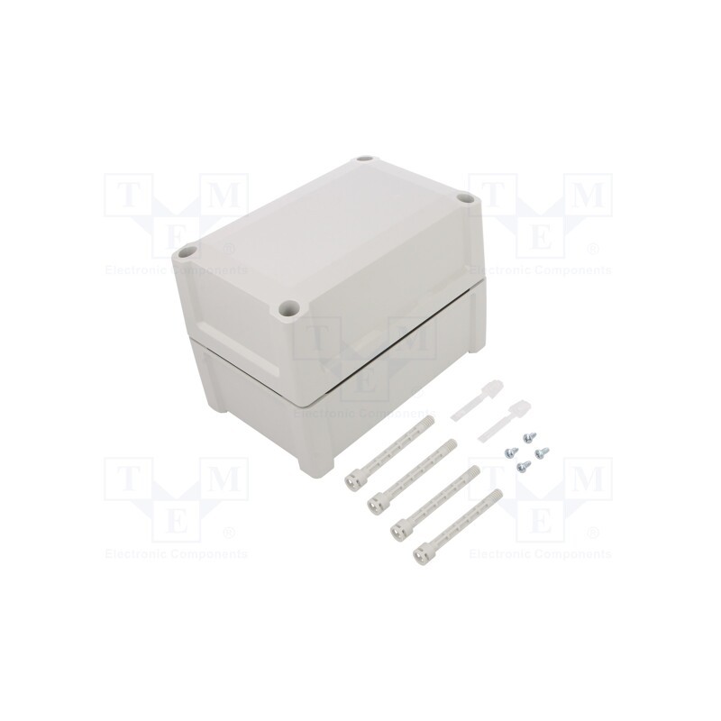 1 pcs x FIBOX - TA191213 - Enclosure: multipurpose, X: 122mm, Y: 187mm, Z: 130mm, TEMPO, ABS