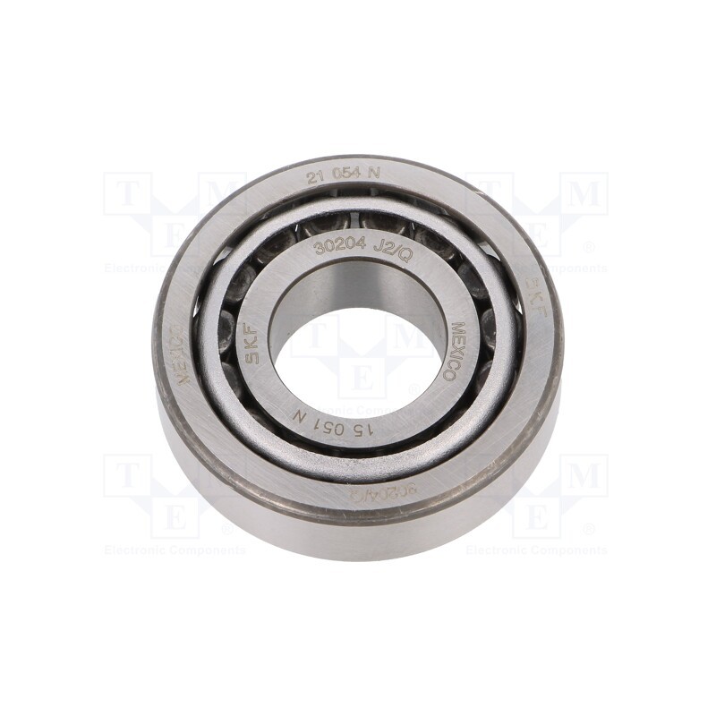 1 pcs x SKF - 30204 J2/Q SKF - Bearing: tapered roller, Øint: 20mm, Øout: 47mm, W: 15.25mm