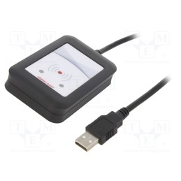 1 pcs x ELATEC - TWN4 MULTITECH 2 USB VERSION P - RFID reader, 4.3÷5.5V, USB, antenna, Range: 100mm, 88x56x18mm, ABS