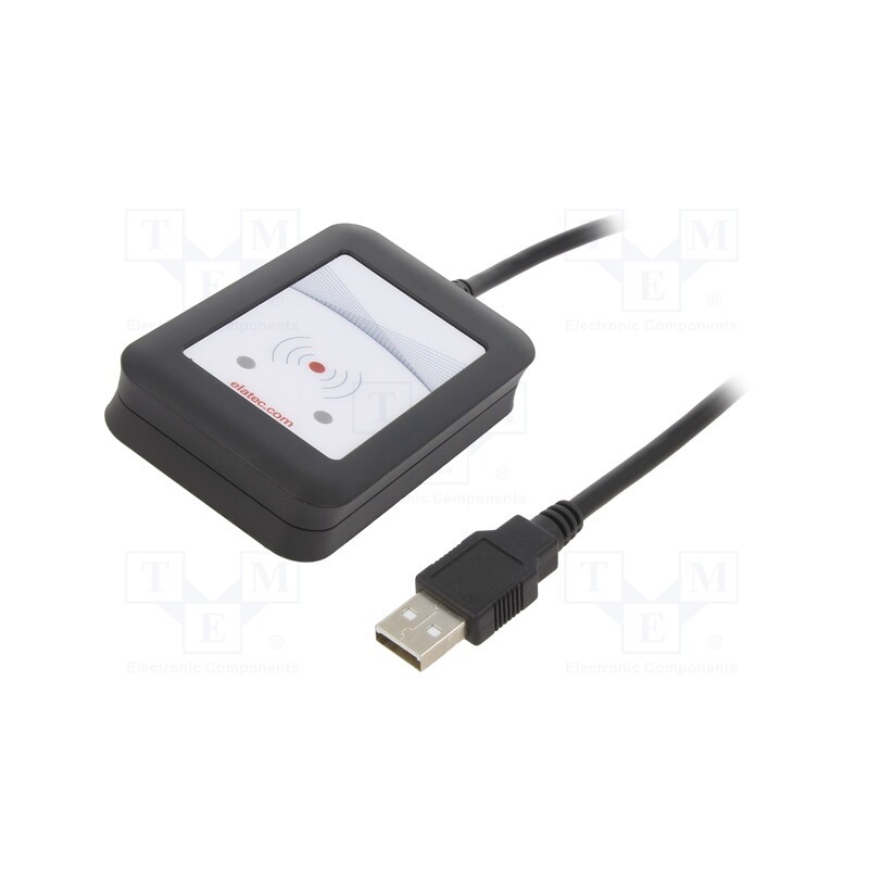 1 pcs x ELATEC - TWN4 MULTITECH 2 USB VERSION P - RFID reader, 4.3÷5.5V, USB, antenna, Range: 100mm, 88x56x18mm, ABS