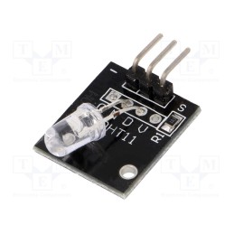 1 pcs x OKYSTAR - OKY3205 - Module: LED, 3.3÷5VDC, Colour: RGB, 5mm