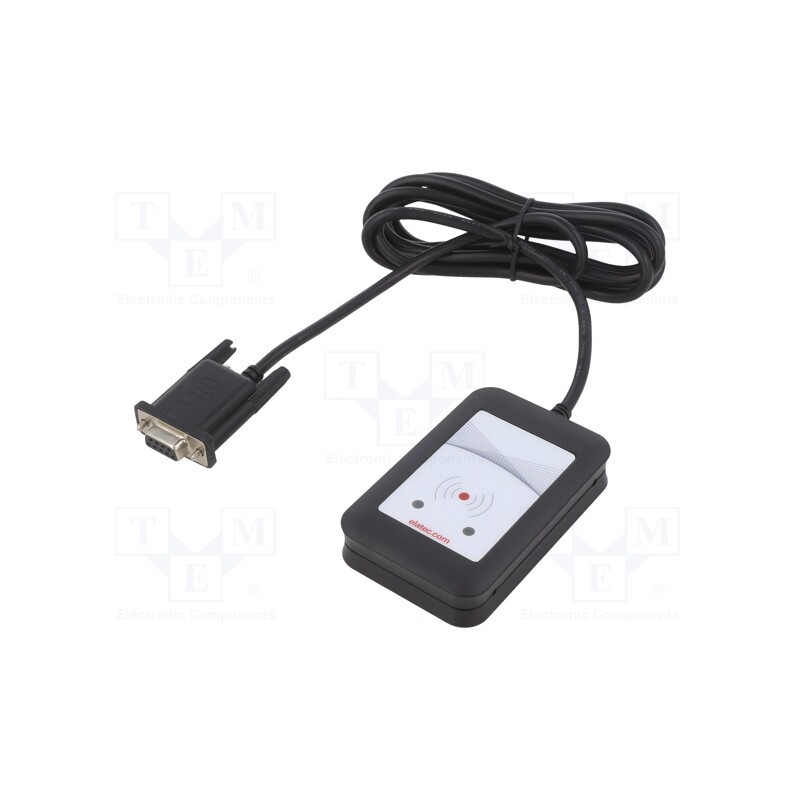 1 pcs x ELATEC - TWN4 MULTITECH 2 RS232 BLACK - RFID reader, 4.3÷5.5V, RS232, antenna, Range: 100mm, 88x56x18mm