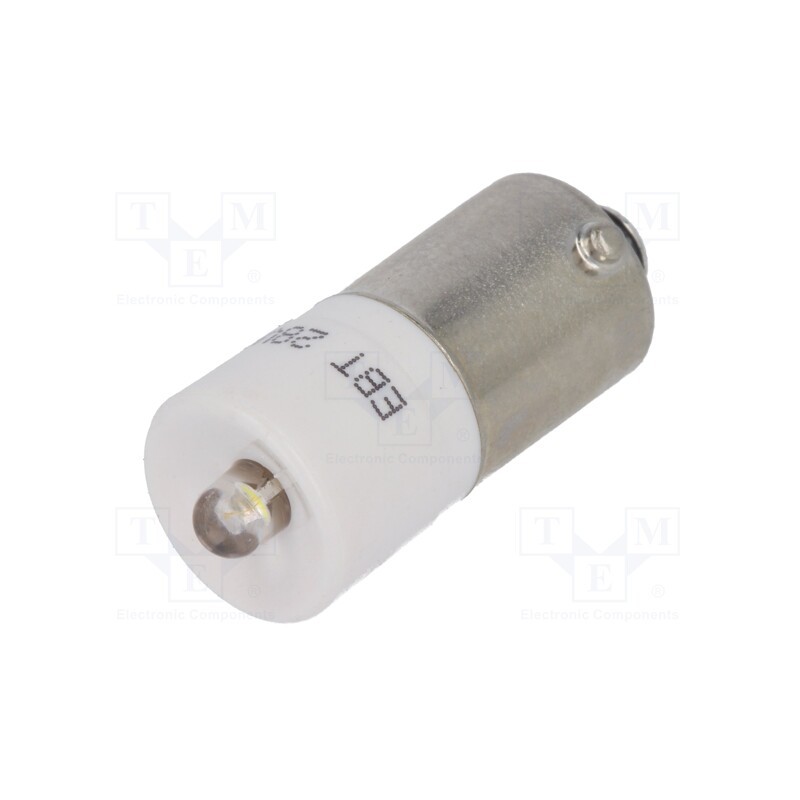1 pcs x CML INNOVATIVE TECHNOLOGIES - 1860245W3 - LED lamp, white, BA9S, 28VDC, 28VAC