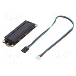 1 pcs x DFROBOT - DFR0554 - Display: LCD, 16x2, black, 87x32mm, LED, Interface: I2C, 3.3÷5VDC
