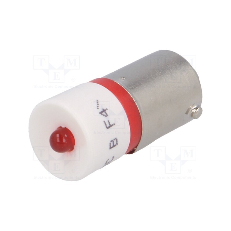 1 pcs x CML INNOVATIVE TECHNOLOGIES - 18602450 - LED lamp, red, BA9S, 28VDC, 28VAC