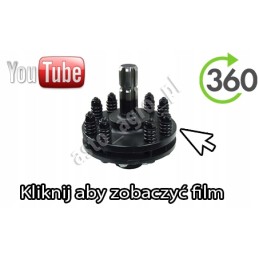 Friction disc clutch 2000nm PTO adapter