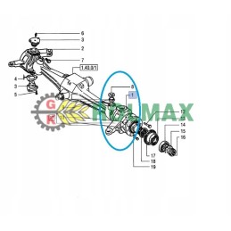 New Holland Ford Fiat steering knuckle 5126626