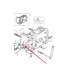 886089m1 O-ring of the gearbox housing
