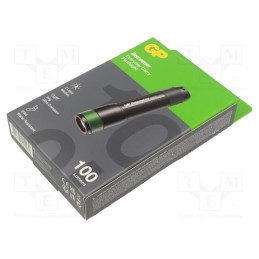 1 set x GP - C31XB15AU-2B1 - Torch: LED, 30lm,100lm, Ø22.5x94.5mm, black, IPX4, DISCOVERY