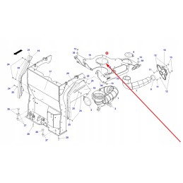 X458659500000 filter cable clamp