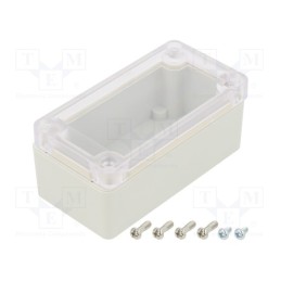 1 pcs x HAMMOND - RP1030C - Enclosure: multipurpose, X: 50mm, Y: 95mm, Z: 40mm, Ritec, light grey