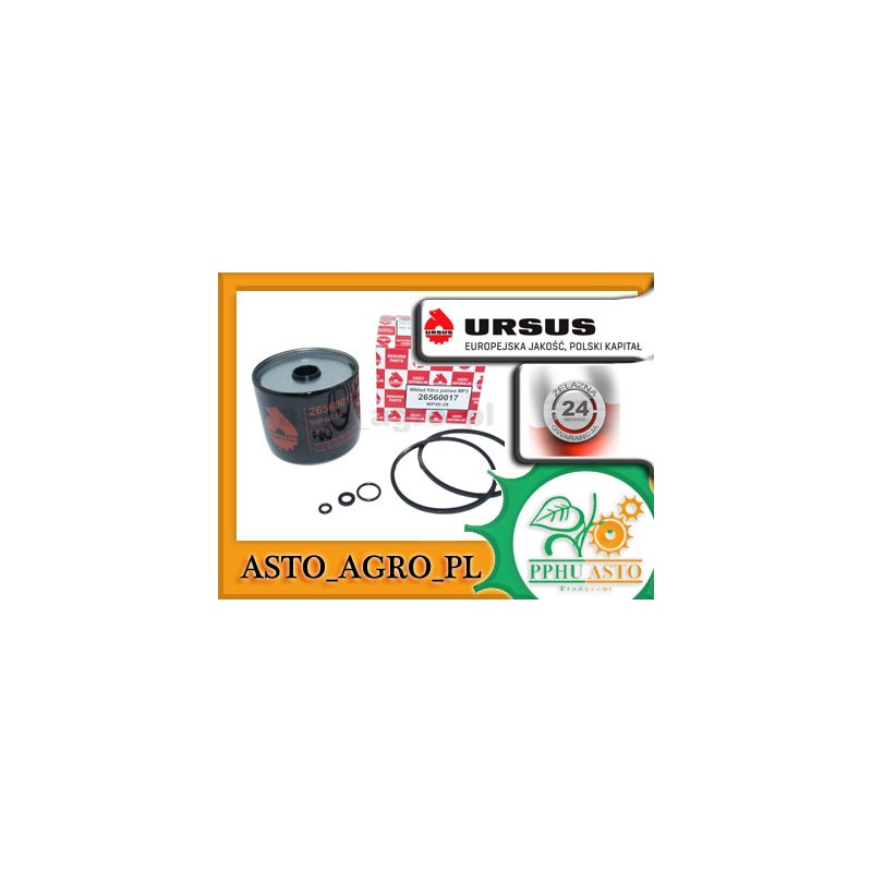 Fuel filter wp 40 3x mf3 case claa original ursus