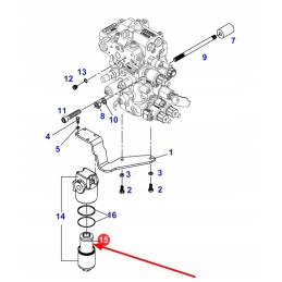Hy13009 hydraulic oil filter SF filter