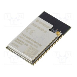 1 pcs x ESPRESSIF - ESP32-WROVER-IE-N4R8 - Module: IoT, Bluetooth Low Energy,WiFi, external, SMD, IPEX