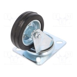 1 pcs x RADER - CKPW-SG 80W - Transport wheel, Ø: 80mm, W: 25mm, H: 105mm, torsional, 50kg, rubber