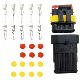 Set of plug-in connectors