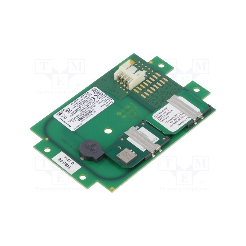 1 pcs x ELATEC - T4BO-F7-XBPI - RFID reader, 4.3÷5.5V, Bluetooth Low Energy, antenna, 76x49x9mm