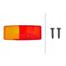 Hella 9el118 701 001 fendt headlight glass