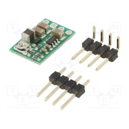1 pcs x POLOLU - 4-25V ADJUSTABLE STEP-DOWN REGULULATOR - Converter: step down, Uout: 4÷25V, Uin: 4÷50V, 600mA, 13x10mm