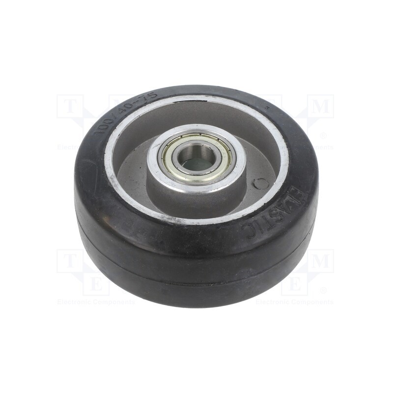 1 pcs x RADER - ALGE 100/15K - Transport wheel, Ø: 100mm, W: 40mm, 200kg, rubber, ALGE, -30÷70°C