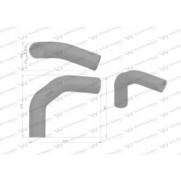 Upper radiator pipe l80331 Warynski