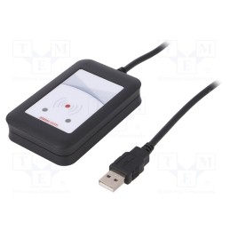 1 pcs x ELATEC - TWN4 MULTITECH-PI DT-U20-B - RFID reader, 4.3÷5.5V, USB, antenna, Range: 100mm, 88x56x18mm, ABS