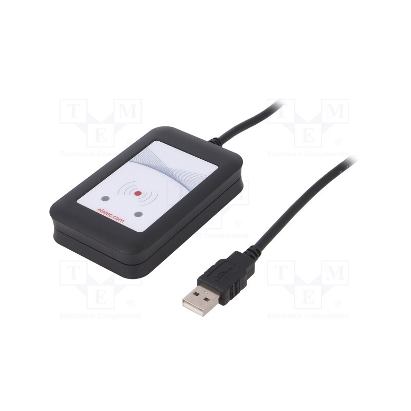1 pcs x ELATEC - TWN4 MULTITECH-PI DT-U20-B - RFID reader, 4.3÷5.5V, USB, antenna, Range: 100mm, 88x56x18mm, ABS