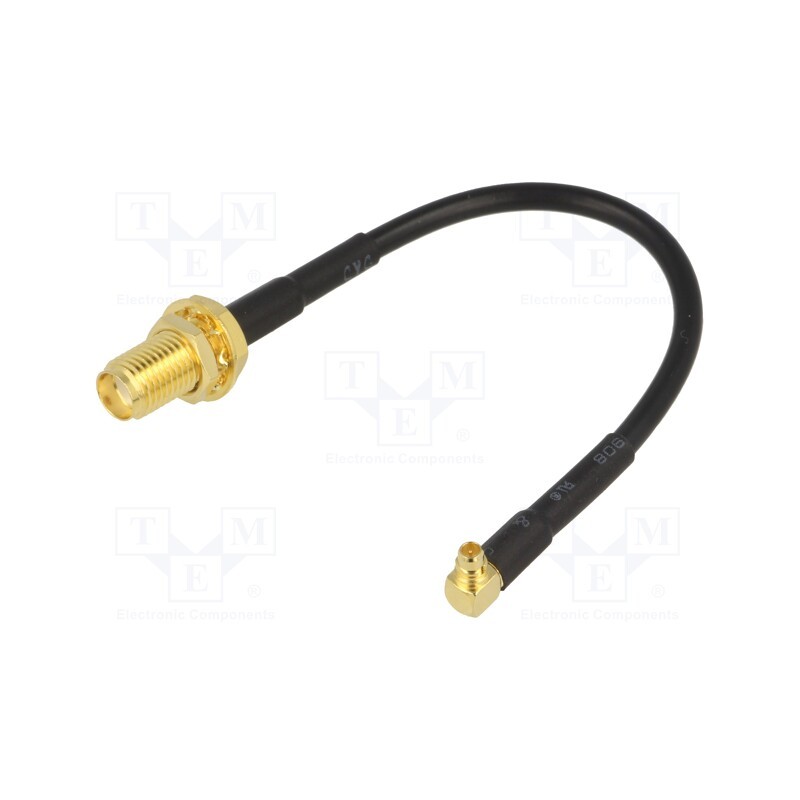 1 pcs x SR PASSIVES - MMCX-SMA-100 - Cable-adapter, MMCX,SMA, -40÷85°C, 100mm, RG174