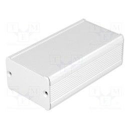 1 pcs x FISCHER ELEKTRONIK - TUF 55 35 100 ME - Enclosure: with panel, TUF, X: 55mm, Y: 100mm, Z: 35mm, aluminium