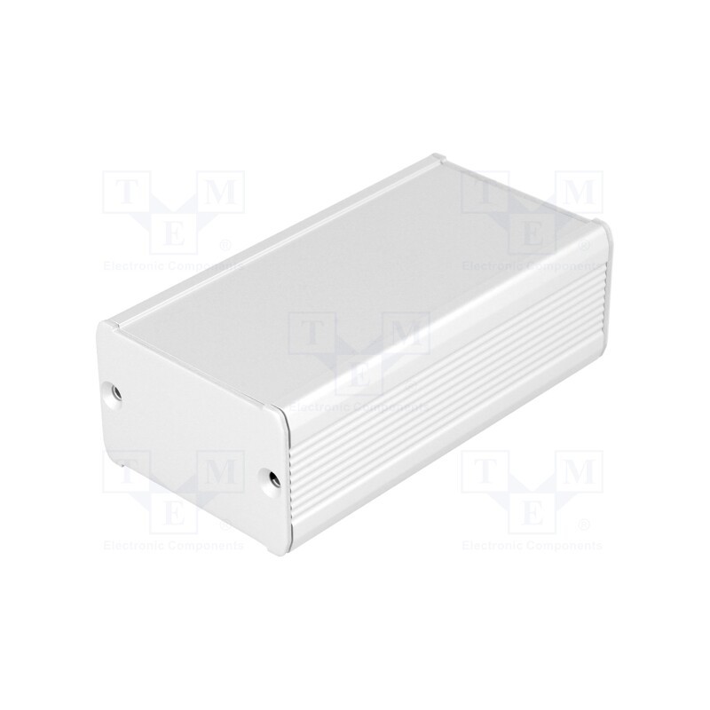 1 pcs x FISCHER ELEKTRONIK - TUF 55 35 100 ME - Enclosure: with panel, TUF, X: 55mm, Y: 100mm, Z: 35mm, aluminium