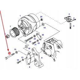 X486532800000 screw 6 angles m10 x 85