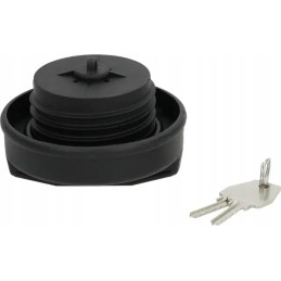 Fuel filler cap with key