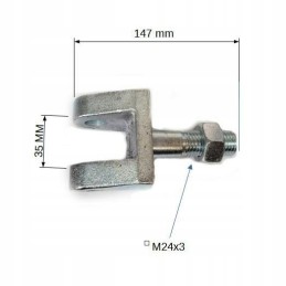 Stabilizer elbow bolt m24x3 case mx
